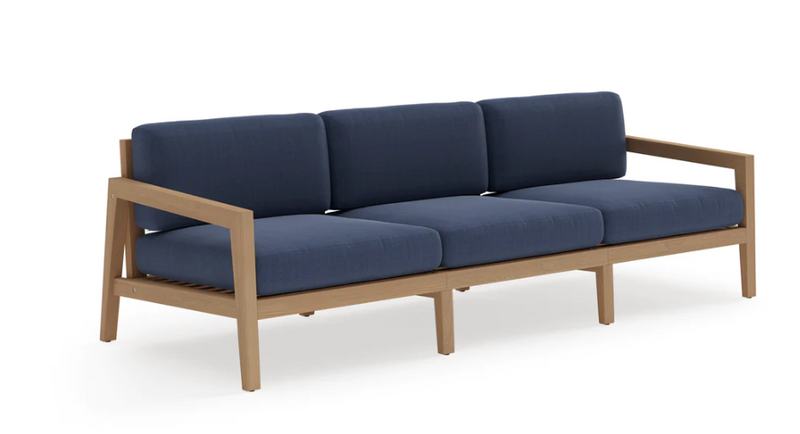 Rhodes 3 Seater Sofa Outdoor Sofas New Age Spectrum Indigo Teak 