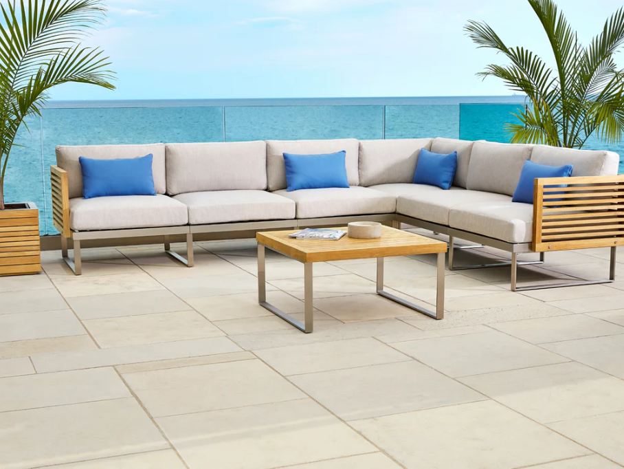 Monterey 6 Seater Sectional Outdoor Sofas New Age   