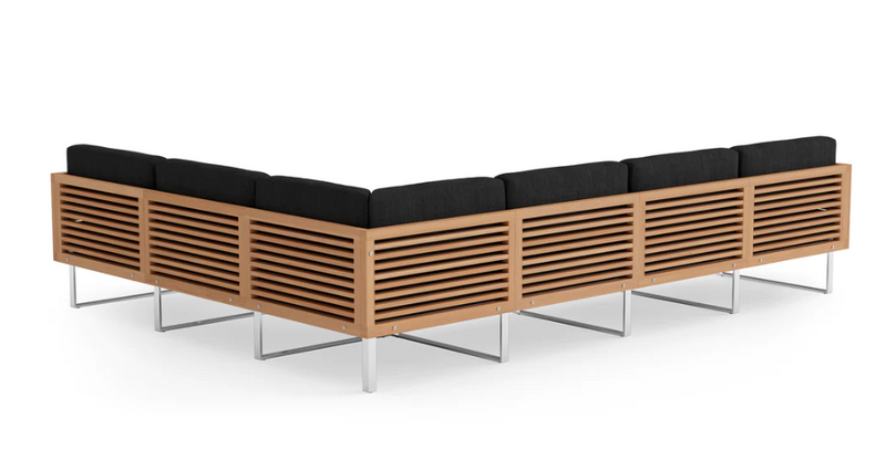 Monterey 6 Seater Sectional with Coffee Table Outdoor Sofas New Age   