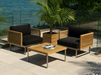 Monterey 4 Seater Chat Set with Coffee Table and Side Table Outdoor Sofas New Age   