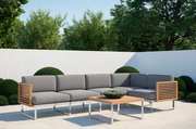 Monterey 5 Seater Sectional with Coffee Table Outdoor Sofas New Age   