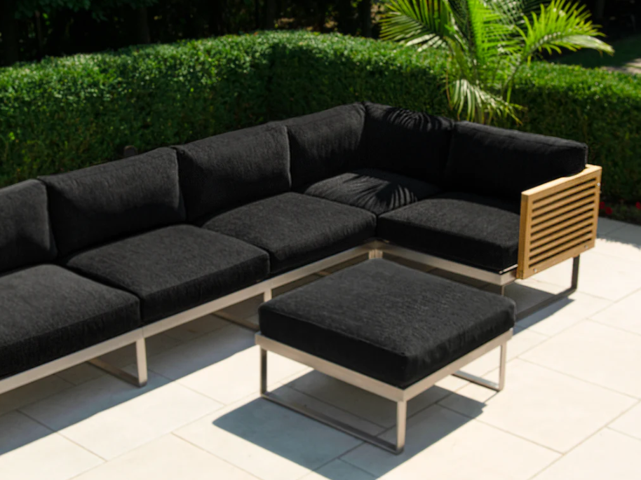 Monterey 5 Seater Sectional with Coffee Table Outdoor Sofas New Age   