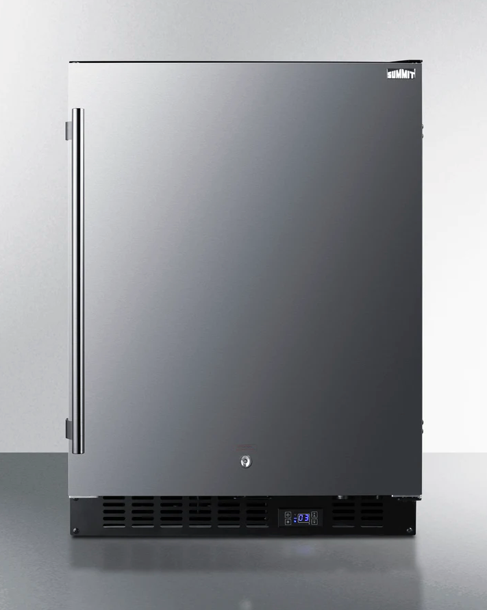 Summit 24" Wide Built-In All-Freezer, ADA Compliant Refrigerators Summit Appliance   