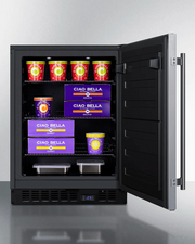 Summit 24" Wide Built-In All-Freezer, ADA Compliant Refrigerators Summit Appliance   