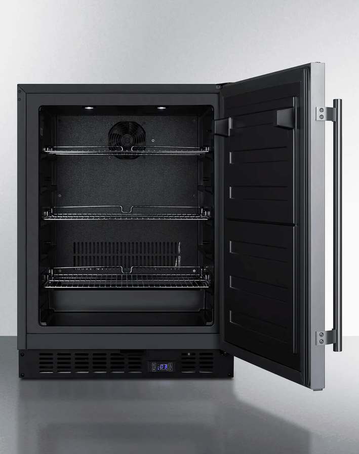 Summit 24" Wide Built-In All-Freezer, ADA Compliant Refrigerators Summit Appliance   