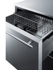 SUMMIT 24" Wide 2-Drawer All-Freezer Refrigerators Summit Appliance   