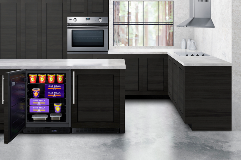 Summit 24" Wide Built-In All-Freezer, ADA Compliant (Panel Not Included) Refrigerators Summit Appliance   