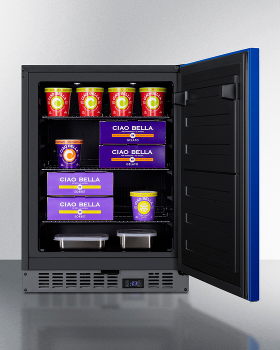 Summit 24" Wide Built-In All-Freezer, ADA Compliant Refrigerators Summit Appliance   