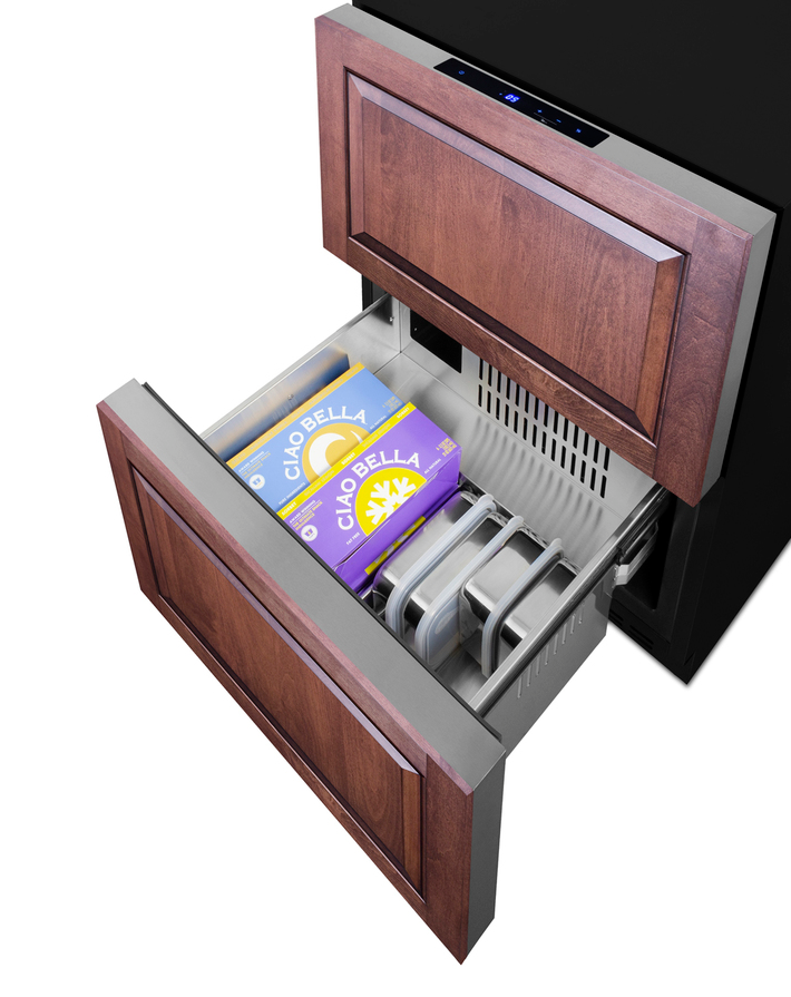 Summit 24" Wide 2-Drawer All-Freezer, ADA Compliant Refrigerators Summit Appliance   