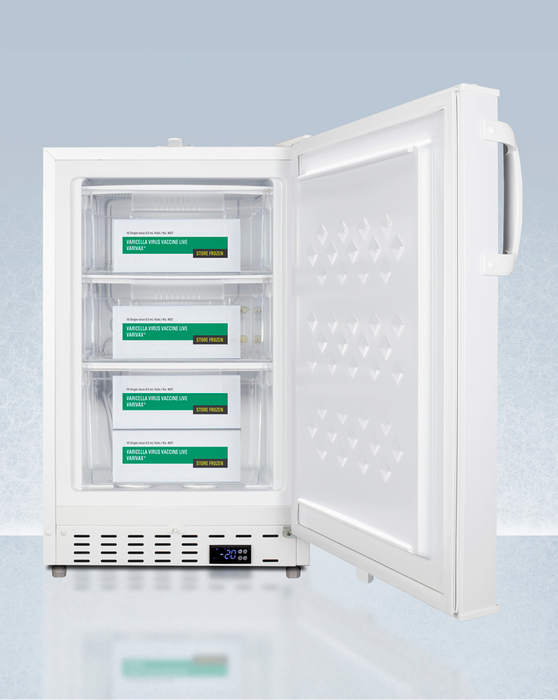 Summit 20" Wide Built-In Vaccine All-Freezer, ADA Compliant Refrigerators Summit Appliance   