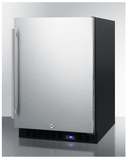 Summit 24" Wide Built-In All-Freezer With Icemaker Refrigerators Summit Appliance   