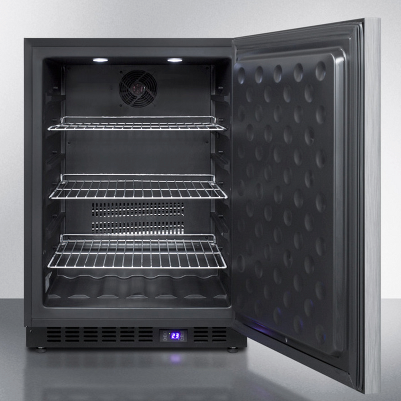 Summit 24" Wide Built-In All-Freezer Refrigerators Summit Appliance   