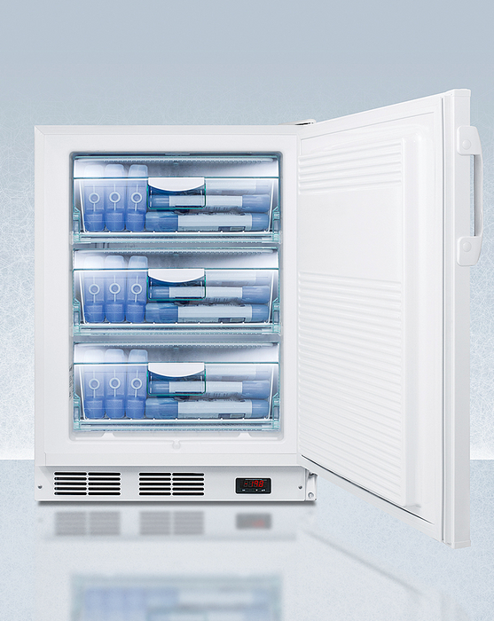 Summit 24" Wide Built-In All-Freezer, ADA Compliant Refrigerators Summit Appliance   