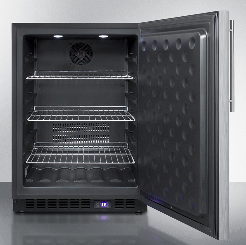 Summit 24" Wide Built-In All-Freezer Refrigerators Summit Appliance   