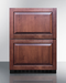 Summit 24" Wide 2-Drawer All-Freezer (Panels Not Included) Refrigerators Summit Appliance   