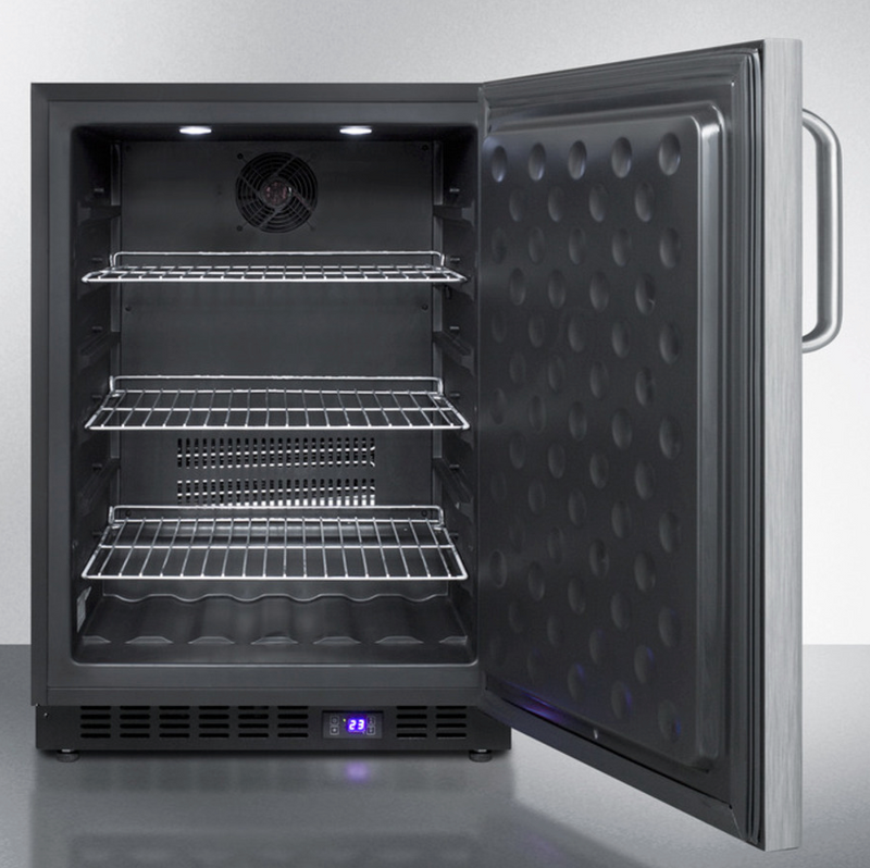 Summit 24" Wide Built-In All-Freezer Refrigerators Summit Appliance   