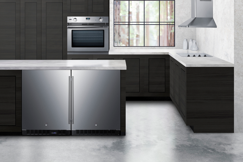 Summit 24" Wide Built-In All-Freezer, ADA Compliant Refrigerators Summit Appliance   