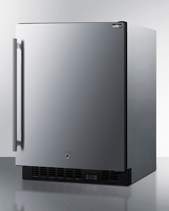 Summit 24" Wide Built-In All-Freezer, ADA Compliant Refrigerators Summit Appliance   