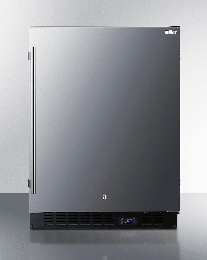 Summit 24" Wide Built-In All-Freezer, ADA Compliant Refrigerators Summit Appliance   