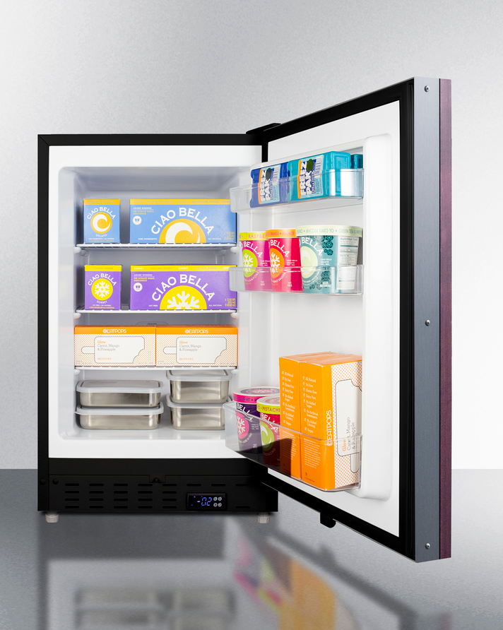 Summit 21" Wide Built-In All-Freezer, ADA Compliant (Panel Not Included) Refrigerators Summit Appliance   