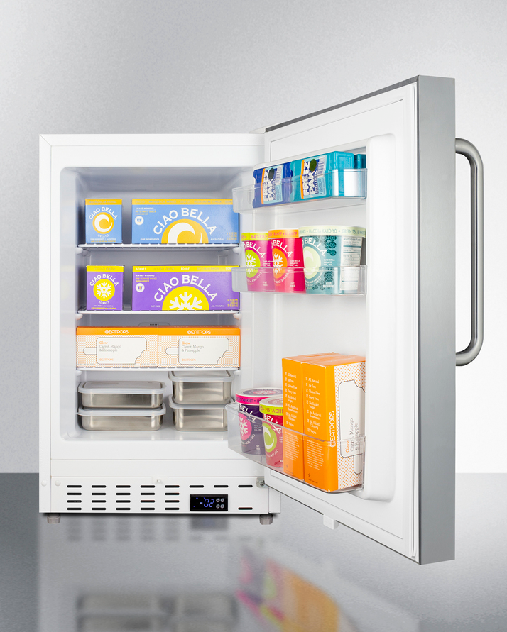 Summit 21" Wide Built-In All-Freezer, ADA Compliant Refrigerators Summit Appliance   