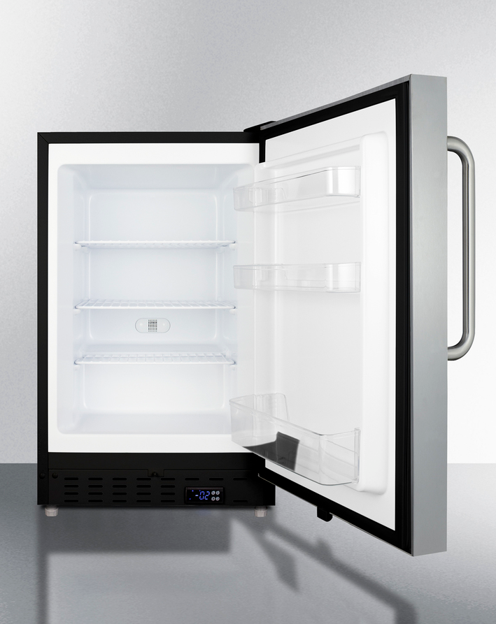 Summit 21" Wide Built-In All-Freezer, ADA Compliant Refrigerators Summit Appliance   