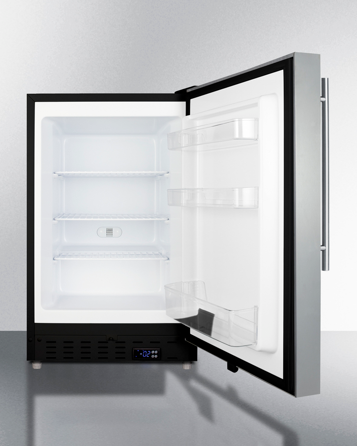Summit 21" Wide Built-In All-Freezer, ADA Compliant Refrigerators Summit Appliance   