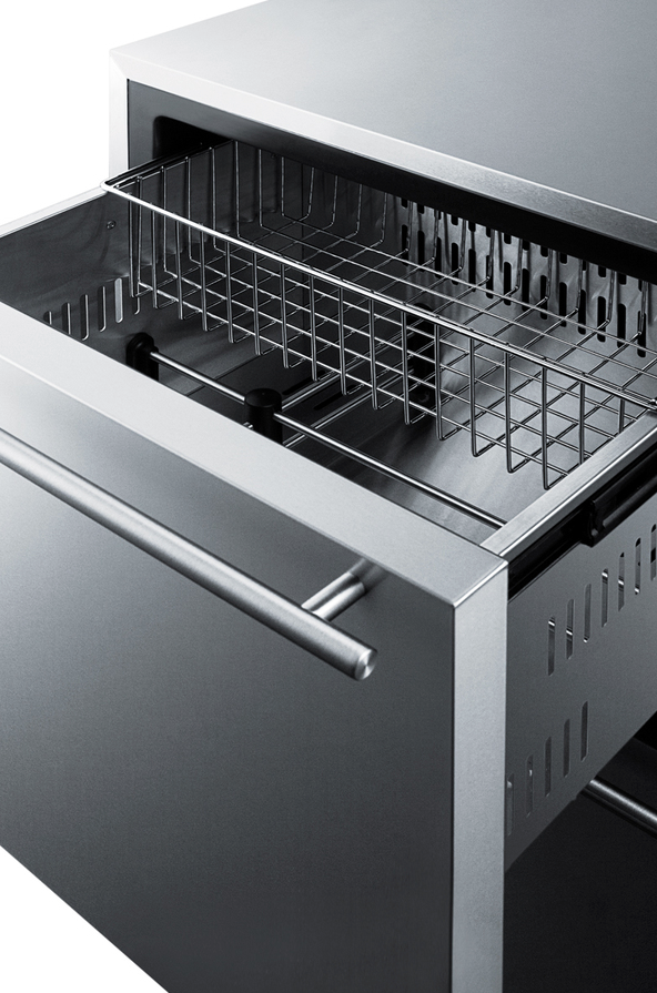 Summit 24" Outdoor 2-Drawer All-Freezer Refrigerators Summit Appliance   