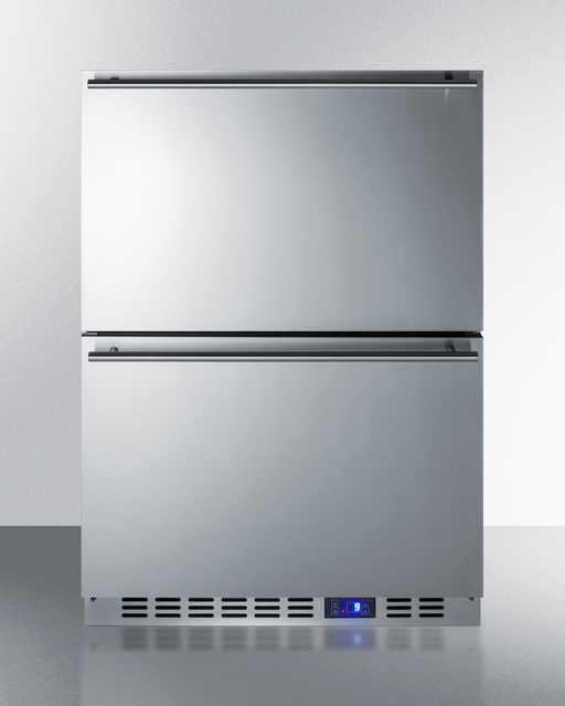 Summit 24" Outdoor 2-Drawer All-Freezer Refrigerators Summit Appliance   