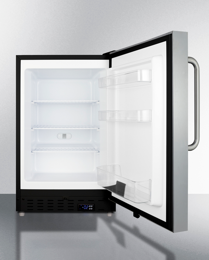 Summit 21" Wide Built-In All-Freezer, ADA Compliant Refrigerators Summit Appliance   