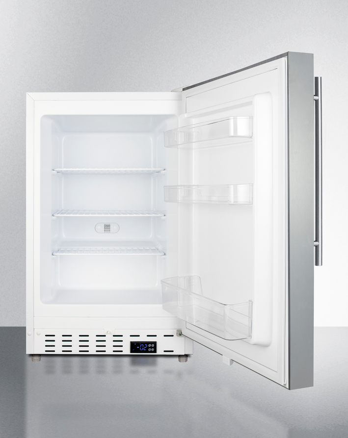 Summit 21" Wide Built-In All-Freezer, ADA Compliant Refrigerators Summit Appliance   