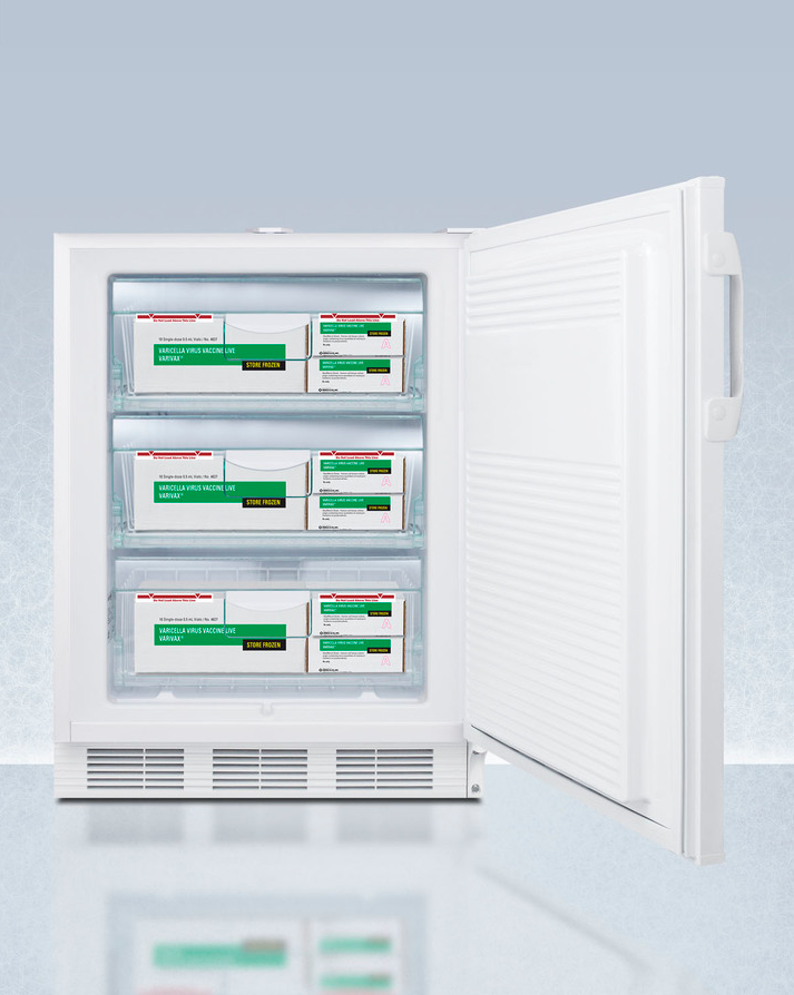 Summit 24" Wide Built-In All-Freezer, Certified to NSF/ANSI 456 Standard for Vaccine Storage, ADA Compliant Refrigerators Summit Appliance   