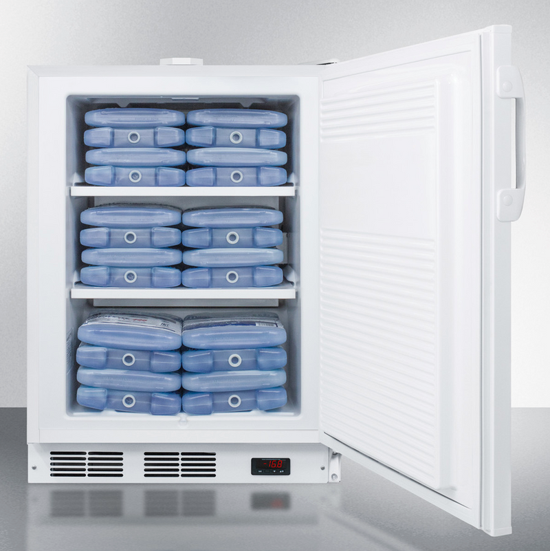 Summit 24" Wide Built-In All-Freezer Refrigerators Summit Appliance   