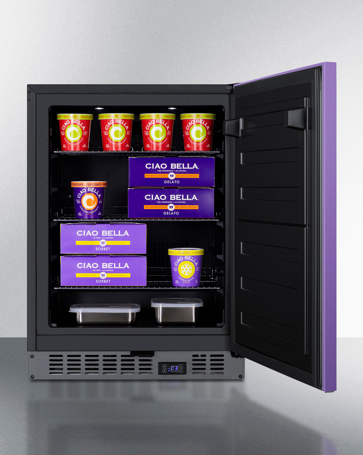 Summit 24" Wide Built-In All-Freezer, ADA Compliant Refrigerators Summit Appliance   