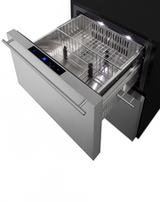 Summit 24" Wide Outdoor 2-Drawer All-Freezer, ADA Compliant Refrigerators Summit Appliance   