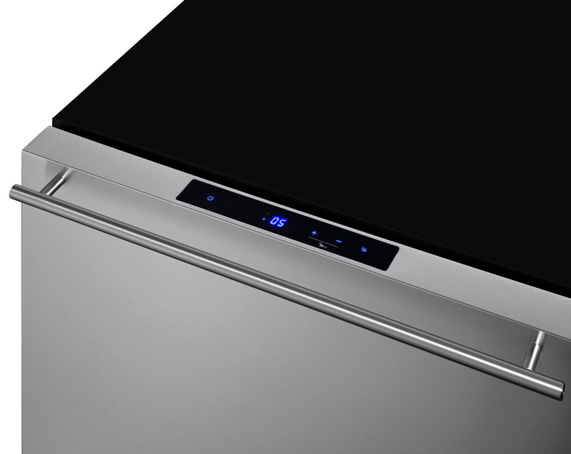 Summit 24" Wide Outdoor 2-Drawer All-Freezer, ADA Compliant Refrigerators Summit Appliance   