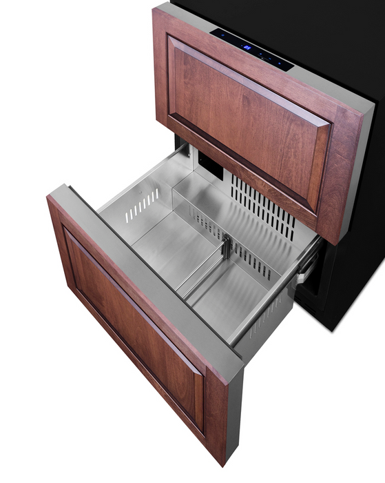 Summit 24" Wide Outdoor 2-Drawer All-Freezer, ADA Compliant Refrigerators Summit Appliance   