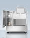 Summit Stainless Steel Cart with Portable Refrigerator/Freezer Refrigerators Summit Appliance   