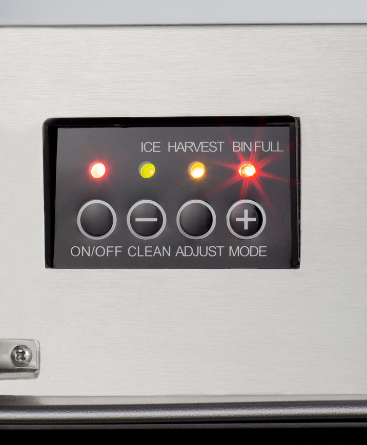 Summit Built-In Outdoor 50 lb. Clear Icemaker Refrigerators Summit Appliance   