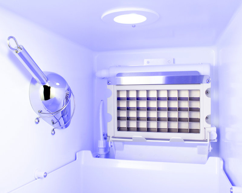 Summit Built-In 50 lb. Clear Icemaker, ADA Compliant (Panel Not Included) Refrigerators Summit Appliance   