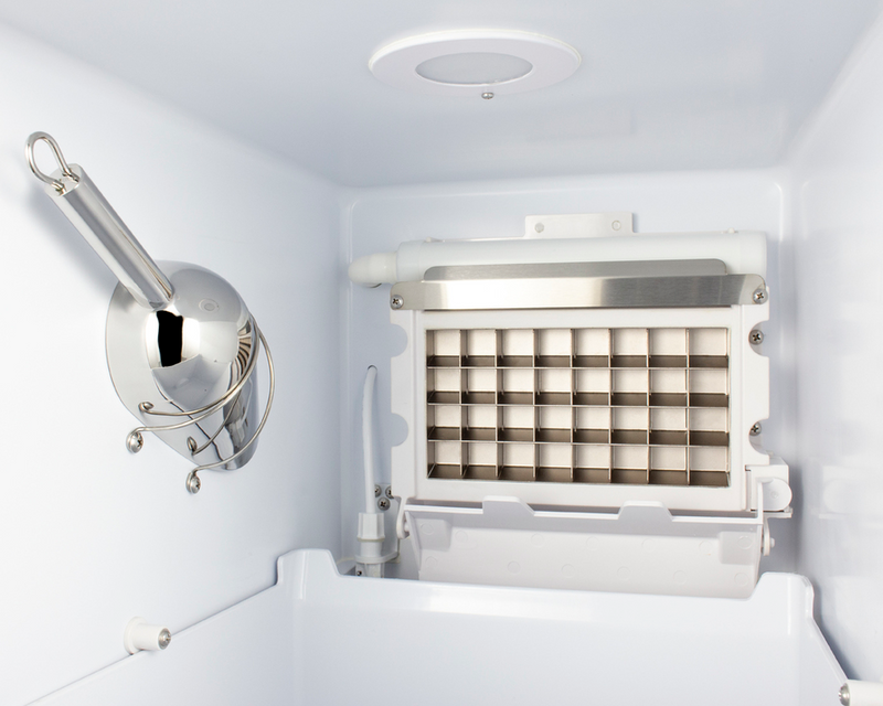 Summit Built-In 50 lb. Clear Icemaker, ADA Compliant (Panel Not Included) Refrigerators Summit Appliance   