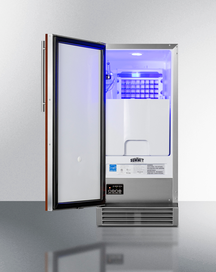 Summit Built-In 50 lb. Clear Icemaker, ADA Compliant (Panel Not Included) Refrigerators Summit Appliance   