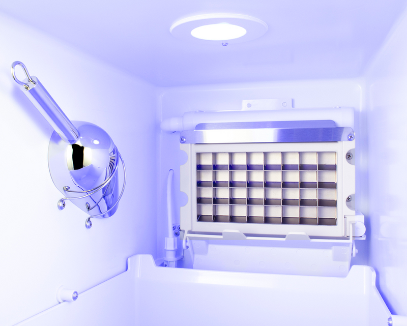 Summit Built-In Outdoor 50 lb. Clear Icemaker, ADA Compliant Refrigerators Summit Appliance   