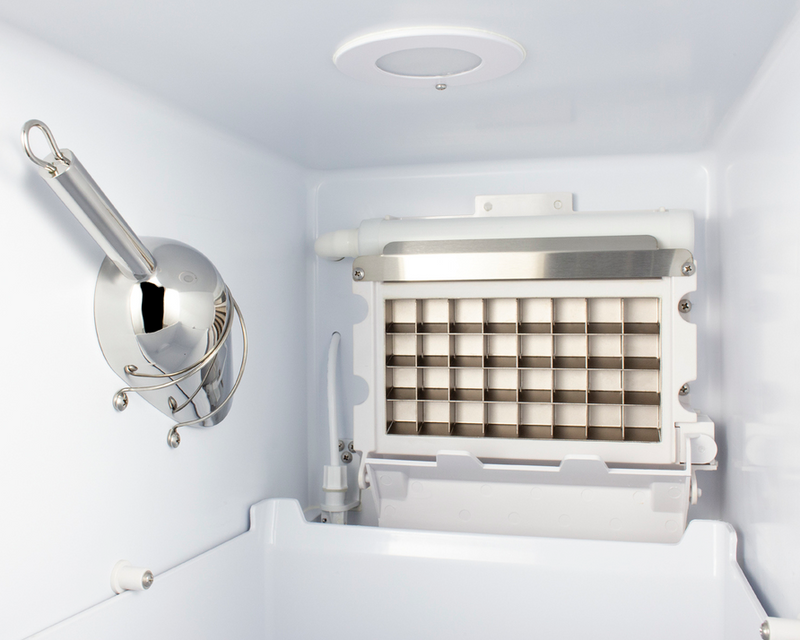 Summit Built-In Outdoor 50 lb. Clear Icemaker, ADA Compliant Refrigerators Summit Appliance   