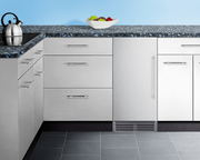 Summit Built-In 50 lb. Clear Icemaker, ADA Compliant Refrigerators Summit Appliance   