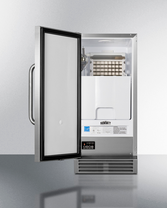 Summit Built-In 50 lb. Clear Icemaker Refrigerators Summit Appliance   
