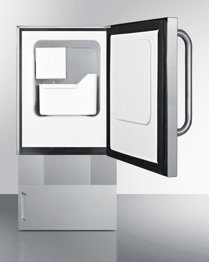 Summit 12 lb. Drain-Free Outdoor Icemaker, ADA Compliant Refrigerators Summit Appliance   