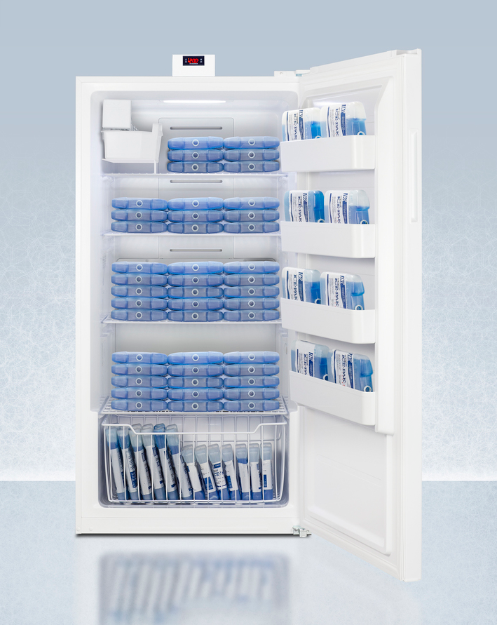 Summit 33" Wide Upright All-Freezer with Icemaker Refrigerators Summit Appliance   