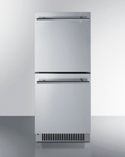 Summit 15" Wide 2-Drawer All-Refrigerator, ADA Compliant Refrigerator Accessories Summit Appliance   