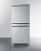 Summit 15" Wide 2-Drawer All-Refrigerator, ADA Compliant Refrigerator Accessories Summit Appliance   